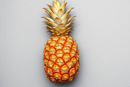 Un ananas frais et entier
