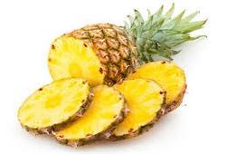 Ananas tropical, fruit en A