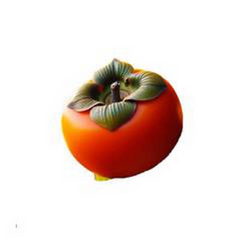 Kaki orange vif, fruit en K à la saveur douce