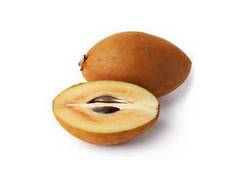 Sapotilles brunes, nèfles d'Amérique, fruit en S sucré